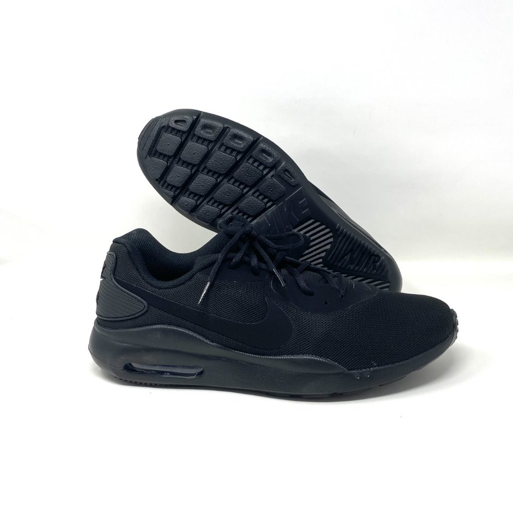 NIKE Men's Size AQ2235 006 AIR MAX OKETO Black Canvas Sports Sneakers Shoes - Picture 8 of 11
